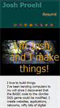 Mobile Screenshot of joshproehl.com